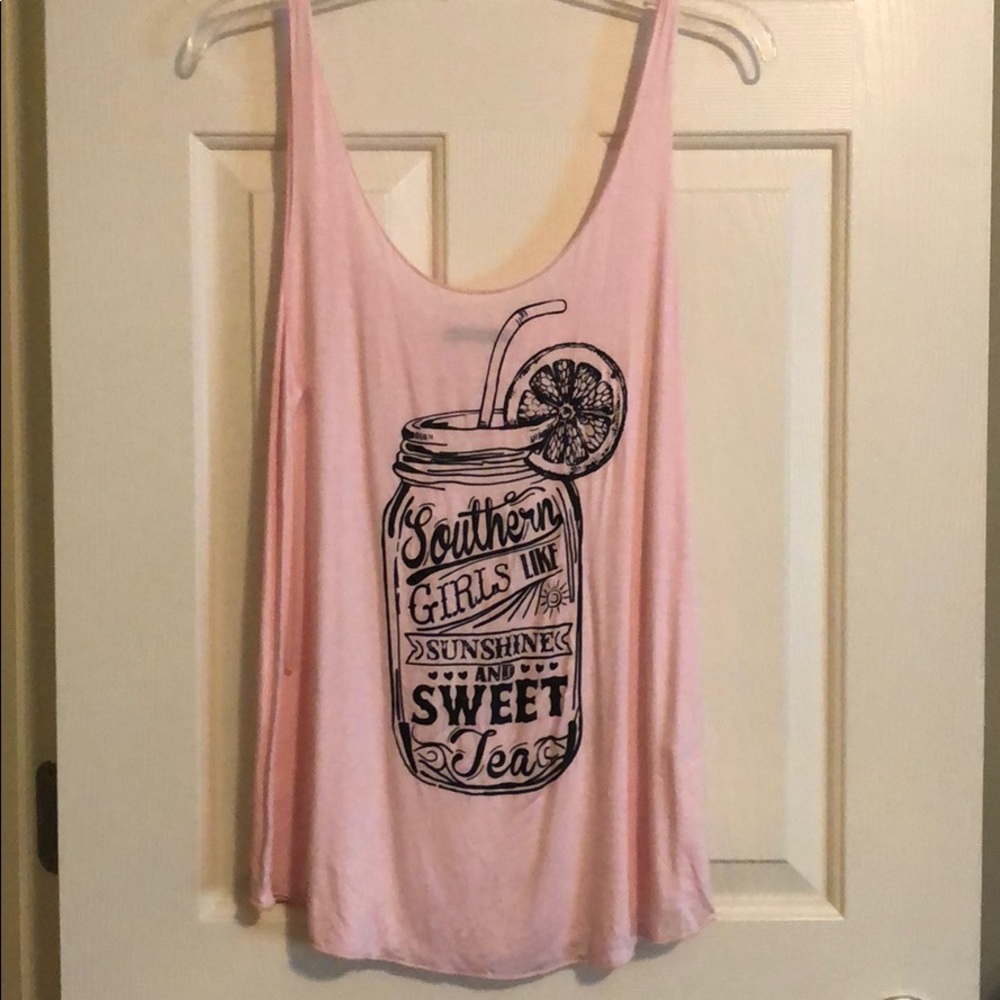 Cute pink tank